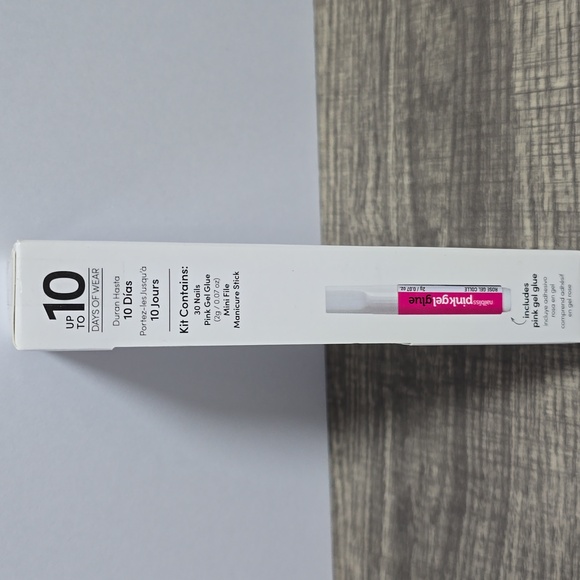 Dashing Diva NailBliss Salon Gel Nails Long Length Brand New White - Picture 3 of 4